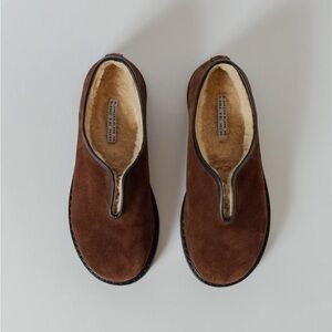 Blankens The Malin Brown Shearling Women's Slippers